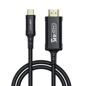 Videokabel 1.8m USB-C to HDTV HDMI 4K Alu UHD Kabel (Thunderbolt Kompatibel)