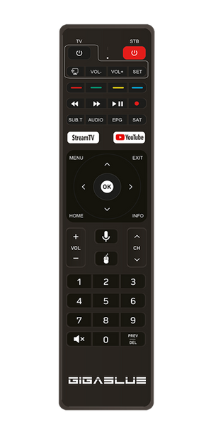 GigaBlue Android Bluetooth RCU/FB für X1 4K