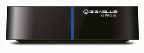 GigaBlue UHD X1 PRO 4K Android 12 IP-TV/OTT 1x DVB-S2x Tuner Media Player