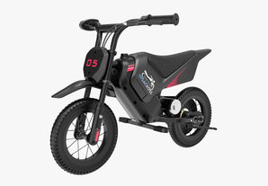 GigaBlue GigaCross Elektro CROSS Motorrad Laufrad Kinder - 12" 150W Motor 14.4V 4Ah • Schwarz