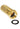 F-Stecker 7mm (10 Stück) Gold mit Gummidichtung