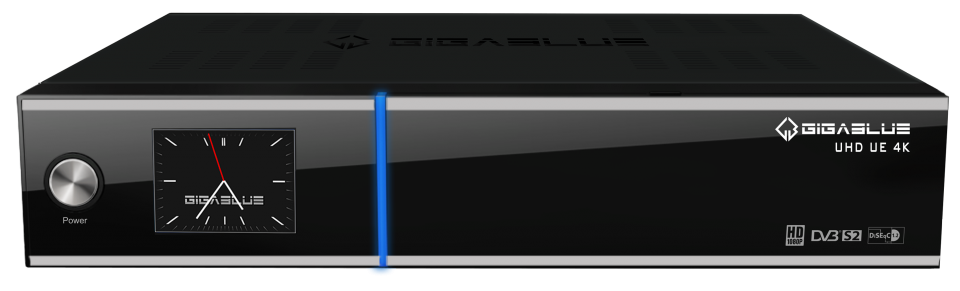 GigaBlue UE UHD 4K 2X DVB-S2 FBC Sat Tuner E2 Linux Receiver inkl 2000GB HDD 