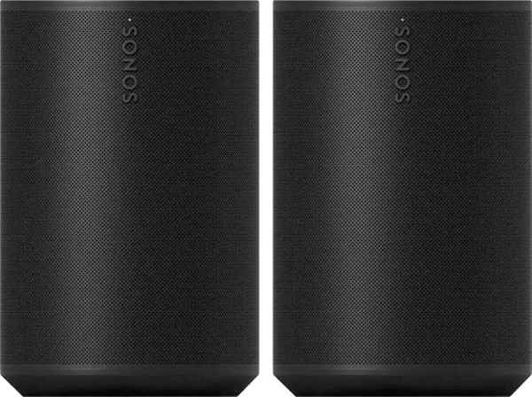 SONOS ERA 100 2er Bundle (Paar) Schwarz Bluetooth, WLAN, Speaker für Musikstreaming