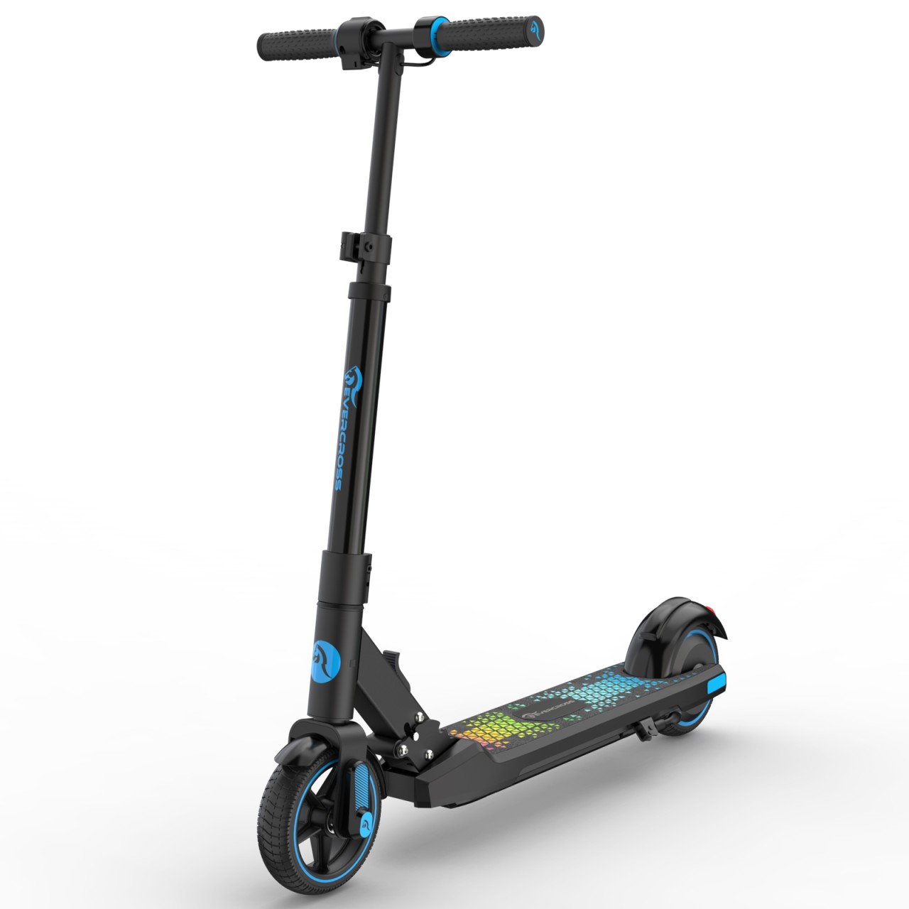 GigaBlue x Evercross Elektro SCOOTER Roller Kinder - 6,5" Kinder 6-12 Jahren • Blau