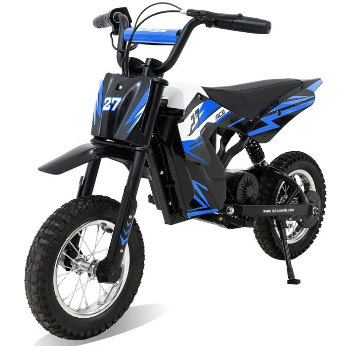 GigaBlue R9X Elektro-Motorrad für Kinder – 12" Reifen – 300W – Für Kinder von 3–12 Jahren
