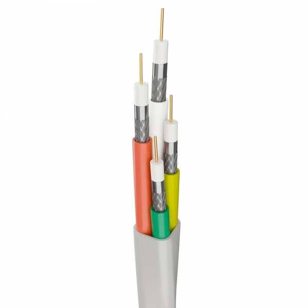 Quattro Sat-Kabel Belden 100m 90dB 5mm Verlegekabel Installateur (Vollkupfer)