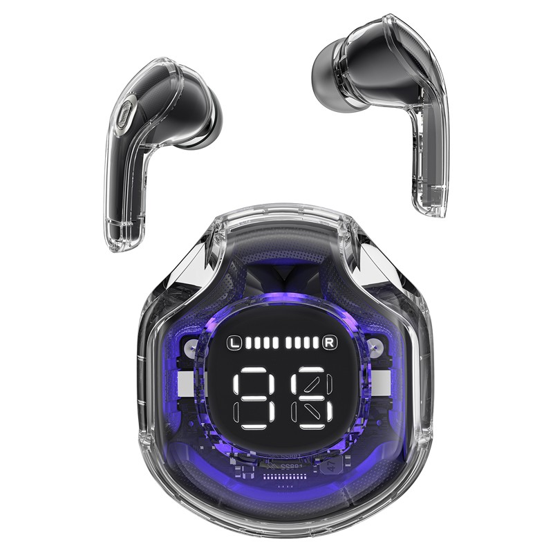 ACEFAST T8 Bluetooth Kopfhörer schwarz Earbuds, HiFi Stereo Bluetooth 5.3 In Ear mit 4x Mikrofon