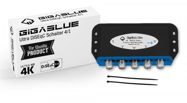 GigaBlue Ultra DiSEqC Schalter 4/1